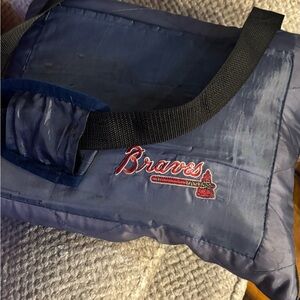 Atlanta Braves picnic throw blanket
